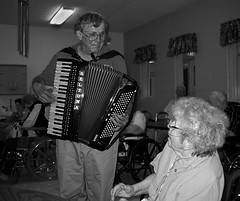 Accordian player